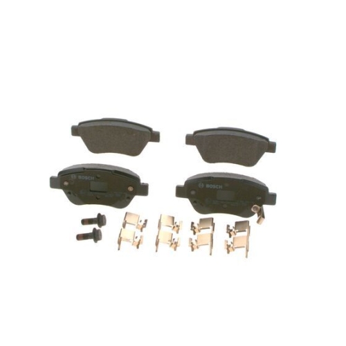 Bremsbelagsatz, Scheibenbremse BOSCH 0 986 494 092 f&uuml;r FIAT OPEL SAAB VAUXHALL