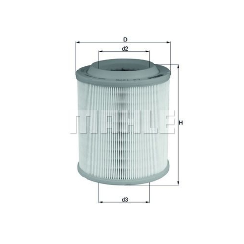 Luftfilter KNECHT LX 1275 f&uuml;r VAG
