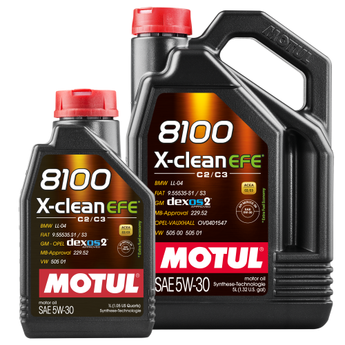 MOTUL PKW 8100 X-Clean EFE 5W-30 Hochleistungs Motoren&ouml;l 5+1 Liter