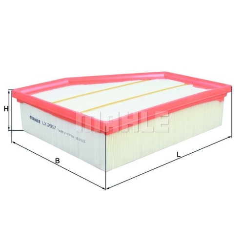 Luftfilter KNECHT LX 2967 f&uuml;r VAG