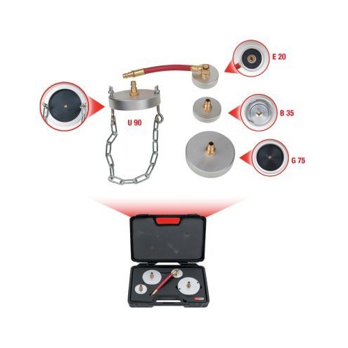 Entl&uuml;fterstutzen-Set KS TOOLS 160.0710