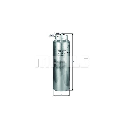 Kraftstofffilter KNECHT KL 229/4 f&uuml;r VAG