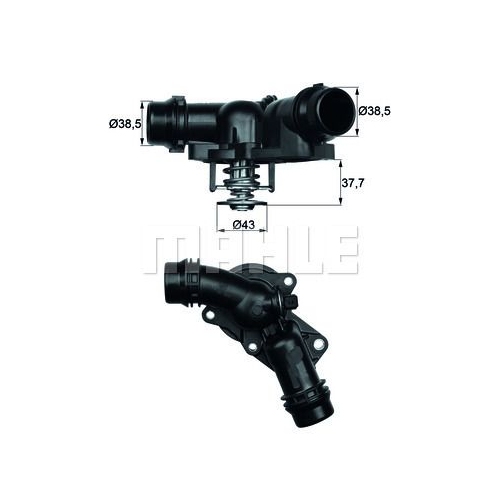 Thermostat, K&uuml;hlmittel MAHLE TM 13 97 f&uuml;r BMW