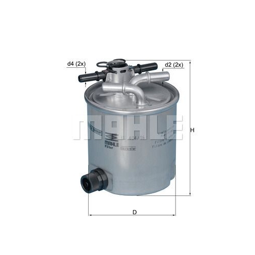 Kraftstofffilter KNECHT KL 404/16 f&uuml;r RENAULT SUZUKI