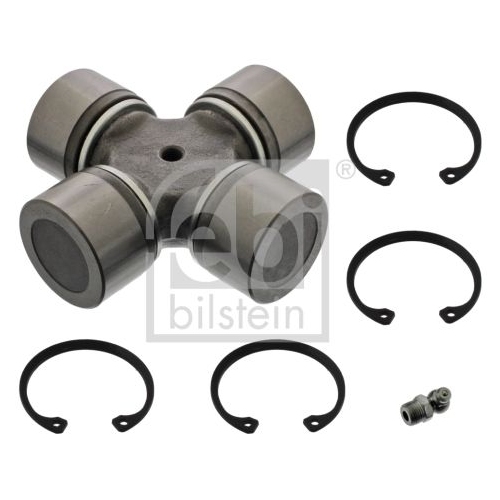 Febi Bilstein 18818 Kreuzgelenk f&uuml;r Gelenkwelle, mit Schmiernippel , 1 St&uuml;ck