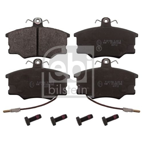 Febi Bilstein 116105 Bremsbelagsatz mit Schrauben , 1 St&uuml;ck