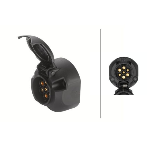 Steckdose HELLA 8JB 001 943-001 f&uuml;r AUW&Auml;RTER DAF FORD IVECO MERCEDES-BENZ VOLVO