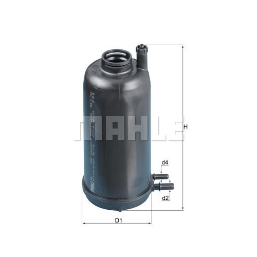 Kraftstofffilter KNECHT KL 707D f&uuml;r IVECO MITSUBISHI