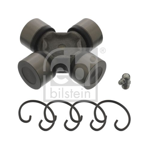 Febi Bilstein 18819 Kreuzgelenk f&uuml;r Gelenkwelle, mit Schmiernippel , 1 St&uuml;ck