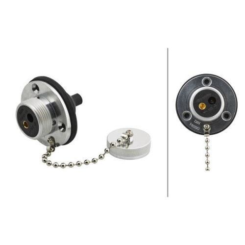 Steckdose HELLA 8JB 002 281-001 f&uuml;r AUDI FRUEHAUF IVECO MAN VW JAEGER LIEBHERR