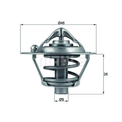 Thermostat, K&uuml;hlmittel MAHLE TX 108 82D f&uuml;r FORD MAZDA VOLVO