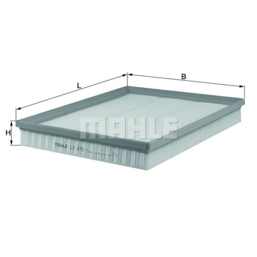 Luftfilter KNECHT LX 876/1 f&uuml;r GMC OPEL VAUXHALL