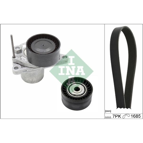 Keilrippenriemensatz INA 529 0246 10 f&uuml;r MERCEDES-BENZ NISSAN OPEL RENAULT