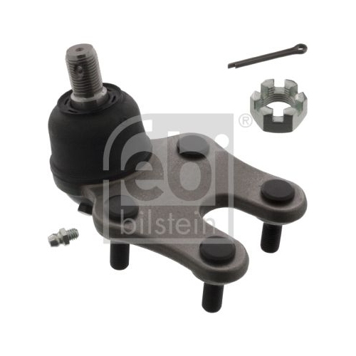 Febi Bilstein 41357 Traggelenk mit Kronenmutter und Splint , 1 St&uuml;ck