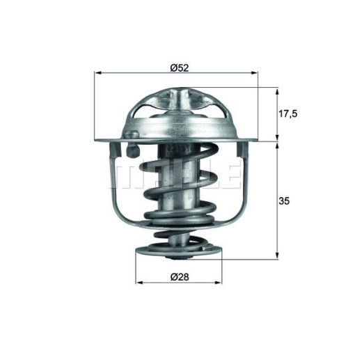 Thermostat, K&uuml;hlmittel MAHLE TX 119 82D f&uuml;r HONDA