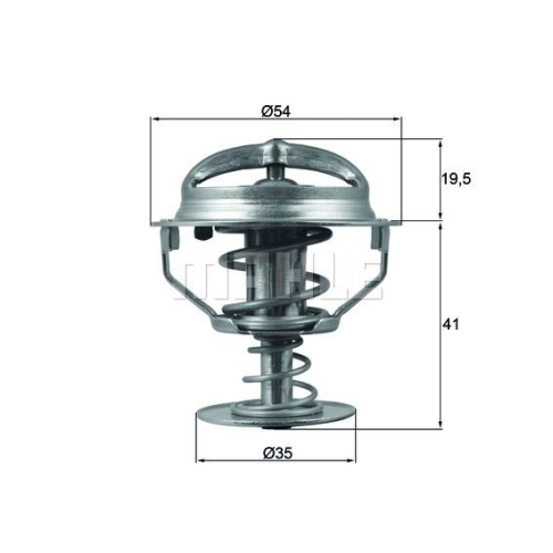 Thermostat, K&uuml;hlmittel MAHLE TX 164 82D f&uuml;r FORD