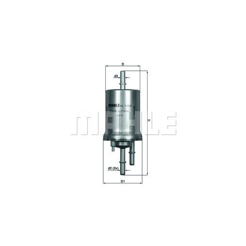 Kraftstofffilter KNECHT KL 156/3 f&uuml;r VAG