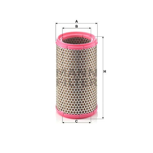 Luftfilter MANN-FILTER C 1589/3 f&uuml;r FIAT