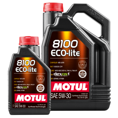 MOTUL PKW 8100 Eco-Lite 5W-30 Synthetisches Leichtlauf Motor&ouml;l 5+1 Liter