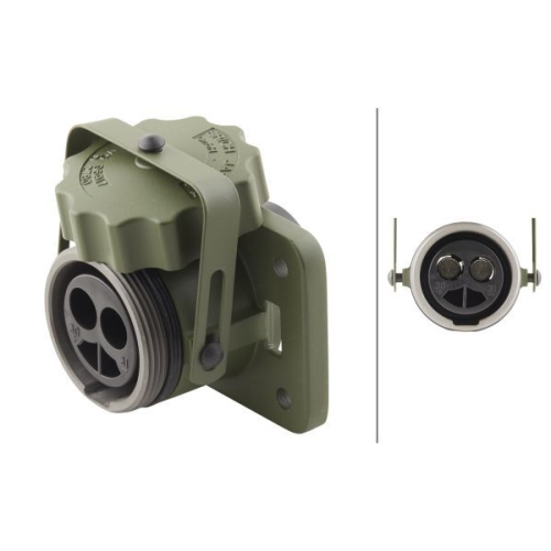 Steckdose HELLA 8JB 001 935-031 f&uuml;r AUDI AUW&Auml;RTER DAF FRUEHAUF IVECO MAN SCANIA