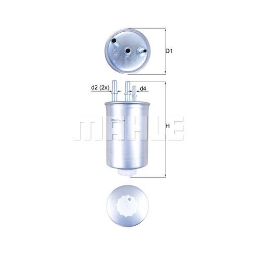 Kraftstofffilter KNECHT KL 505 f&uuml;r SSANGYONG
