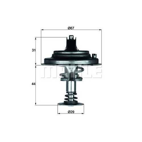 Thermostat, K&uuml;hlmittel MAHLE TX 26 80D f&uuml;r MERCEDES-BENZ