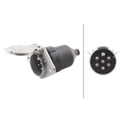 Steckdose HELLA 8JB 003 833-001 f&uuml;r AUW&Auml;RTER DAF FORD MAN MERCEDES-BENZ SCANIA