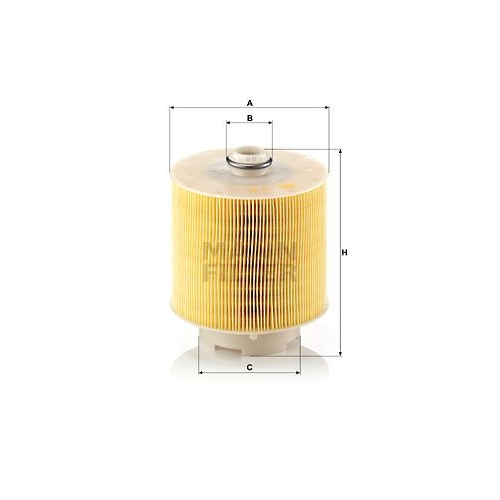 Luftfilter MANN-FILTER C 17 137 x f&uuml;r VAG