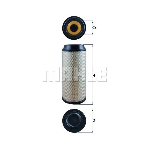 Luftfilter KNECHT LX 3008 f&uuml;r MERCEDES-BENZ AHLMANN ATLAS COPCO SCHAEFF DEUTZ