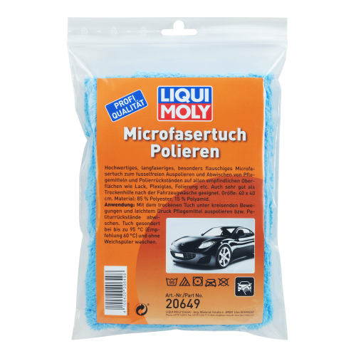 LIQUI MOLY Auto Pflege Politur Paket Benzin inkl. Microfasert&uuml;cher 1486, 1467, 20649, 1651, 5120