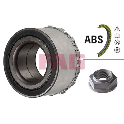 Radlagersatz FAG 713 6679 80 f&uuml;r MERCEDES-BENZ, Hinterachse, Vorderachse