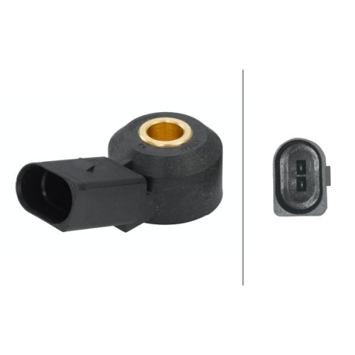 Klopfsensor HELLA 6PG 009 108-561 f&uuml;r AUDI FORD PORSCHE SEAT SKODA VW, links