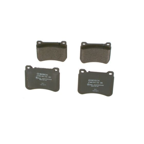 Bremsbelagsatz, Scheibenbremse BOSCH 0 986 494 166 f&uuml;r MERCEDES-BENZ