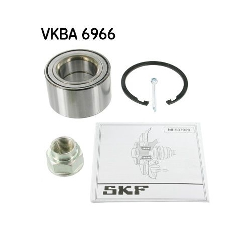 Radlagersatz SKF VKBA 6966 f&uuml;r DAIHATSU MITSUBISHI, Hinterachse, Vorderachse