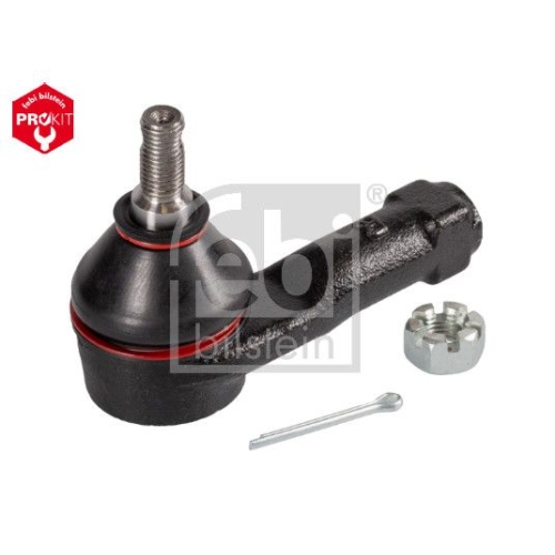 Febi Bilstein 106708 Spurstangenendst&uuml;ck mit Kronenmutter und Splint, 1 St&uuml;ck