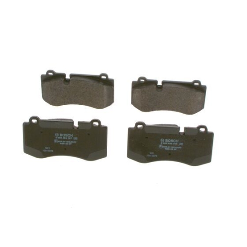 Bremsbelagsatz, Scheibenbremse BOSCH 0 986 494 167 f&uuml;r MERCEDES-BENZ