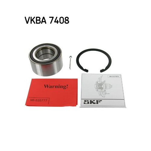 Radlagersatz SKF VKBA 7408 f&uuml;r DODGE LANCIA MITSUBISHI PEUGEOT JEEP, Vorderachse