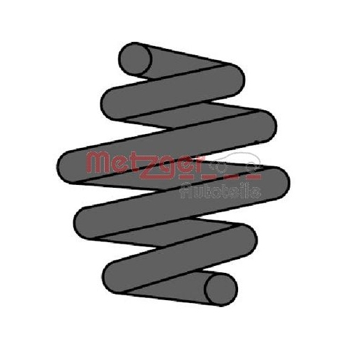 Fahrwerksfeder METZGER 2240131 f&uuml;r FORD VW, Hinterachse