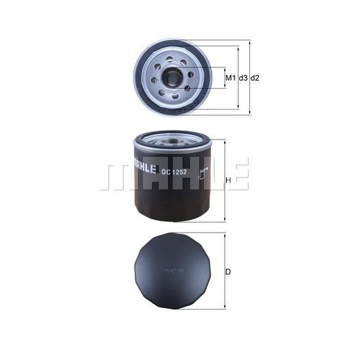 &Ouml;lfilter KNECHT OC 1252 f&uuml;r CITRO&Euml;N FORD PEUGEOT LAND ROVER