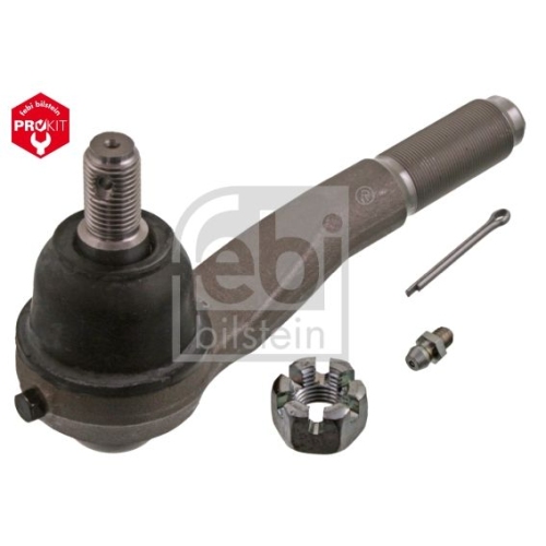 Febi Bilstein 41379 Spurstangenendst&uuml;ck mit Kronenmutter und Splint , 1 St&uuml;ck