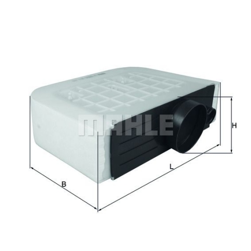 Luftfilter KNECHT LX 3233/6 f&uuml;r VAG