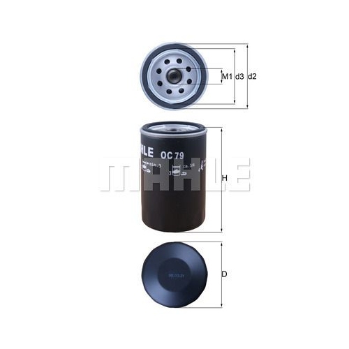 &Ouml;lfilter KNECHT OC 79 f&uuml;r FORD GMC OPEL VAUXHALL VAG FARYMANN DIESEL