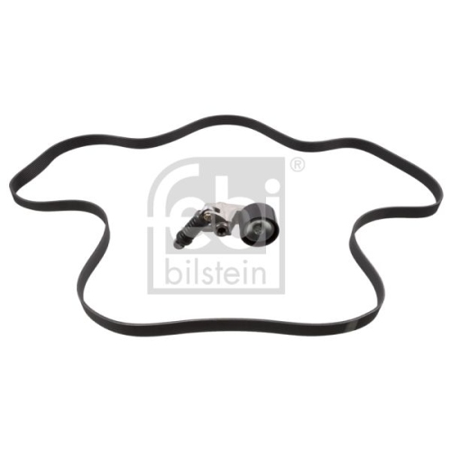 Febi Bilstein 30211 Keilrippenriemensatz mit Riemenspanner 9 Rippenanzahl,, 1 St&uuml;ck