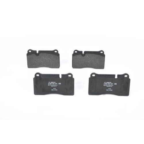 Bremsbelagsatz, Scheibenbremse BOSCH 0 986 494 207 f&uuml;r AUDI SEAT VW, Vorderachse