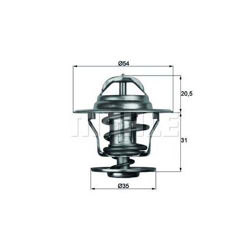 Thermostat, K&uuml;hlmittel MAHLE TX 13 71D f&uuml;r VAG