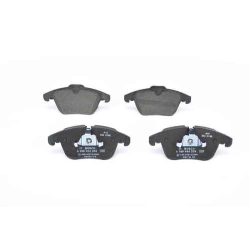 Bremsbelagsatz, Scheibenbremse BOSCH 0 986 494 209 f&uuml;r JAGUAR, Vorderachse