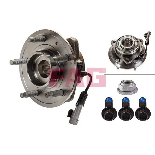 Radlagersatz FAG 713 6448 90 f&uuml;r OPEL VAUXHALL CHEVROLET, Vorderachse
