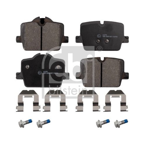 Febi Bilstein 173772 Bremsbelagsatz mit Anbaumaterial, 1 St&uuml;ck