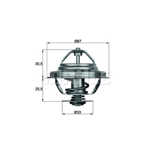 Thermostat, K&uuml;hlmittel MAHLE TX 27 71D f&uuml;r BMW