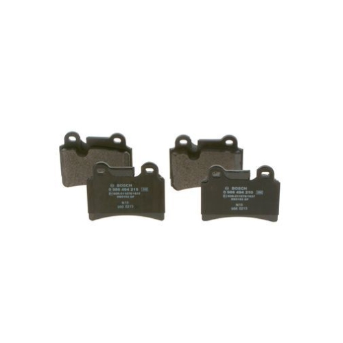 Bremsbelagsatz, Scheibenbremse BOSCH 0 986 494 210 f&uuml;r VW, Hinterachse